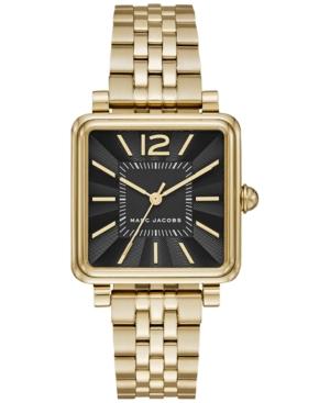 Marc By Marc Jacobs Women's Vic Gold-tone Stainless Steel Bracelet Watch 30mmx30mm Mj3516