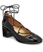 Wanted Abby Lace-up Block-heel Pumps Women's Shoes