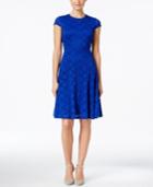 Alfani Lace Fit & Flare Dress, Only At Macy's