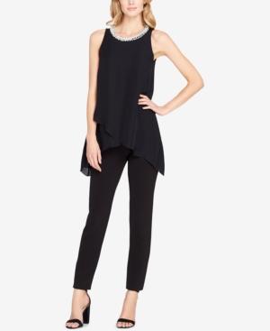 Tahari Asl Embellished Jumpsuit