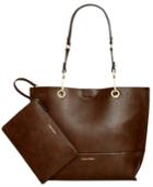 Calvin Klein Reversible Novelty Tote With Pouch