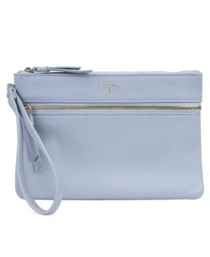 T Tahari Power Buddy Leather Wristlet W/ Charger