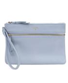 T Tahari Power Buddy Leather Wristlet W/ Charger