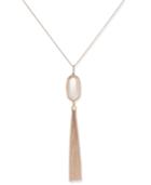 Inc International Concepts Stone And Tassel Long Lariat Necklace, Only At Macy's