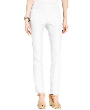 Charter Club Cambridge Tummy-control Slim-leg Pants, Only At Macy's