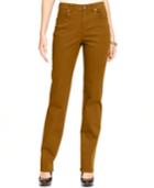 Style & Co. Tummy-control Colored Wash Straight-leg Jeans, Only At Macy's