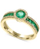 Brasilica By Effy Emerald (1-1/10 Ct. T.w.) And Diamond (1/5 Ct. T.w.) Ring In 14k Gold