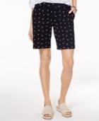Tommy Hilfiger Anchor-print Bermuda Shorts, Created For Macy's