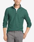 Izod Men's Textured Quarter-zip Sweater