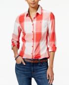 Tommy Hilfiger Plaid-print Shirt, Created For Macy's