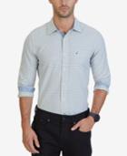 Nautica Men's Classic-fit Check Oxford Shirt