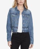 Jessica Simpson Juniors' Cotton Release-hem Denim Jacket
