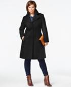 Tommy Hilfiger Plus Size Wool-blend Walker Coat