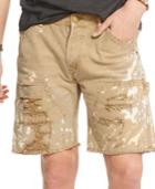 Denim & Supply Ralph Lauren Paint-splattered-print Carpenter Shorts