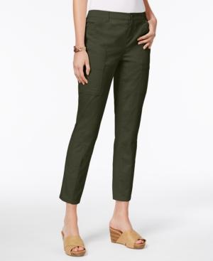 Style & Co Seam-detail Skinny Ankle Pants, Only At Macy's