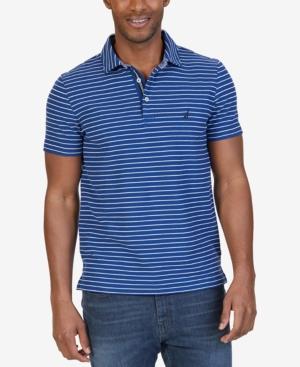 Nautica Men's Slim-fit Striped Performance Polo