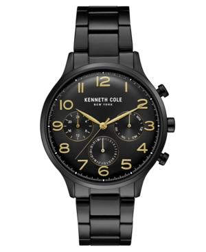Kenneth Cole New York Men's Black Stainless Steel Bracelet Watch 42mm