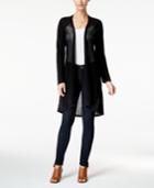 Style & Co Pointelle Duster Cardigan, Only At Macy's