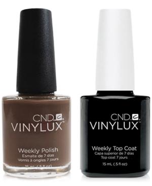 Creative Nail Design Vinylux Rubble Nail Polish & Top Coat (two Items), 0.5-oz, From Purebeauty Salon & Spa