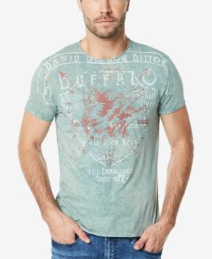 Buffalo David Bitton Men's Logo-print T-shirt