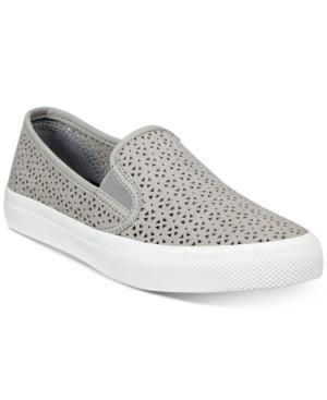 Sperry Women's Seaside Perforated Slip-on Sneakers, Created For Macy's Women's Shoes