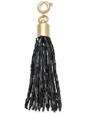 Inc International Concepts Gold-tone Beaded Tassel Charm, Created For Macy's