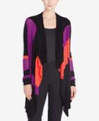 Catherine Malandrino Open-front Printed Cardigan