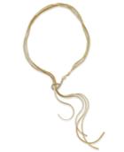 Thalia Sodi Gold-tone Pave Crystal Pull-through Lariat Necklace, Only At Macy's