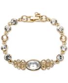 Givenchy Gold-tone Crystal Small Flex Bracelet