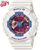 Baby-g Women's Analog-digital White Resin Strap Watch 46x43mm Ba112-7a