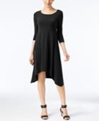 Alfani Knit Handkerchief-hem Dress, Created For Macy's