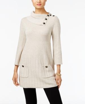 Style & Co. Envelope-neck Tunic Sweater, Only At Macy's