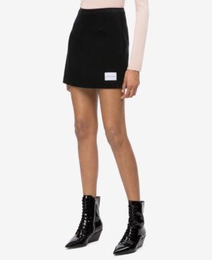 Calvin Klein Jeans Cotton Corduroy Mini Skirt