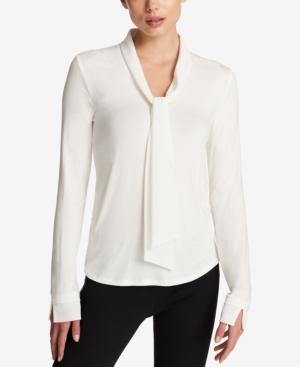 Dkny Tie-neck Top