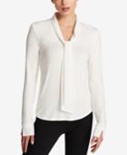 Dkny Tie-neck Top