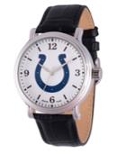 Gametime Nfl Indianapolis Colts Men's Shiny Silver Vintage Alloy Watch