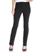 Style&co. Petite Jeans, Tummy Control Slim Leg, Noir Wash