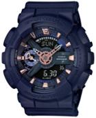 G-shock Women's Analog-digital S Series Navy Strap Watch 49x46mm Gmas110cm-2a