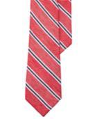 Lauren Ralph Lauren Men's Striped Red/navy Twill Tie