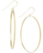 Diamond-cut Gypsy Hoop Earrings In 14k Gold