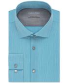 Calvin Klein X Extra Slim-fit Stretch Pool Fineline Stripe Dress Shirt