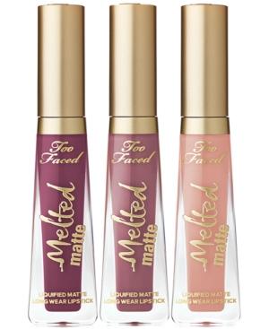 Too Faced 3-pc. Melted Matte Liquified Lipstick Set, Created For Macy's