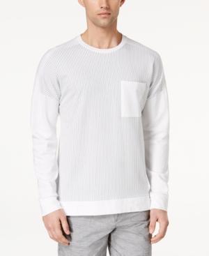 Calvin Klein Men's Stripe Blocked Pocket T-shirt