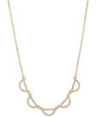 Bcbgeneration Gold-tone Pave Half-moon Necklace