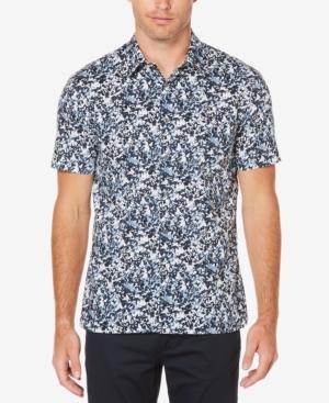 Perry Ellis Men's Classic-fit Digital Speck Cotton Shirt