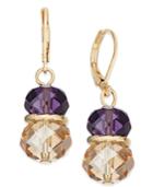 Charter Club Gold-tone Multi-bead Drop Earrings, Only At Macy's