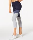 Calvin Klein Performance High-rise Cropped Colorblocked Leggings