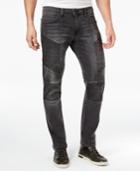 True Religion Men's Rocco Skinny-fit Stretch Moto Jeans