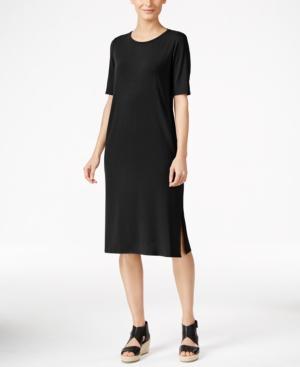 Eileen Fisher Midi T-shirt Dress, Regular & Petite