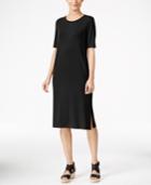 Eileen Fisher Midi T-shirt Dress, Regular & Petite